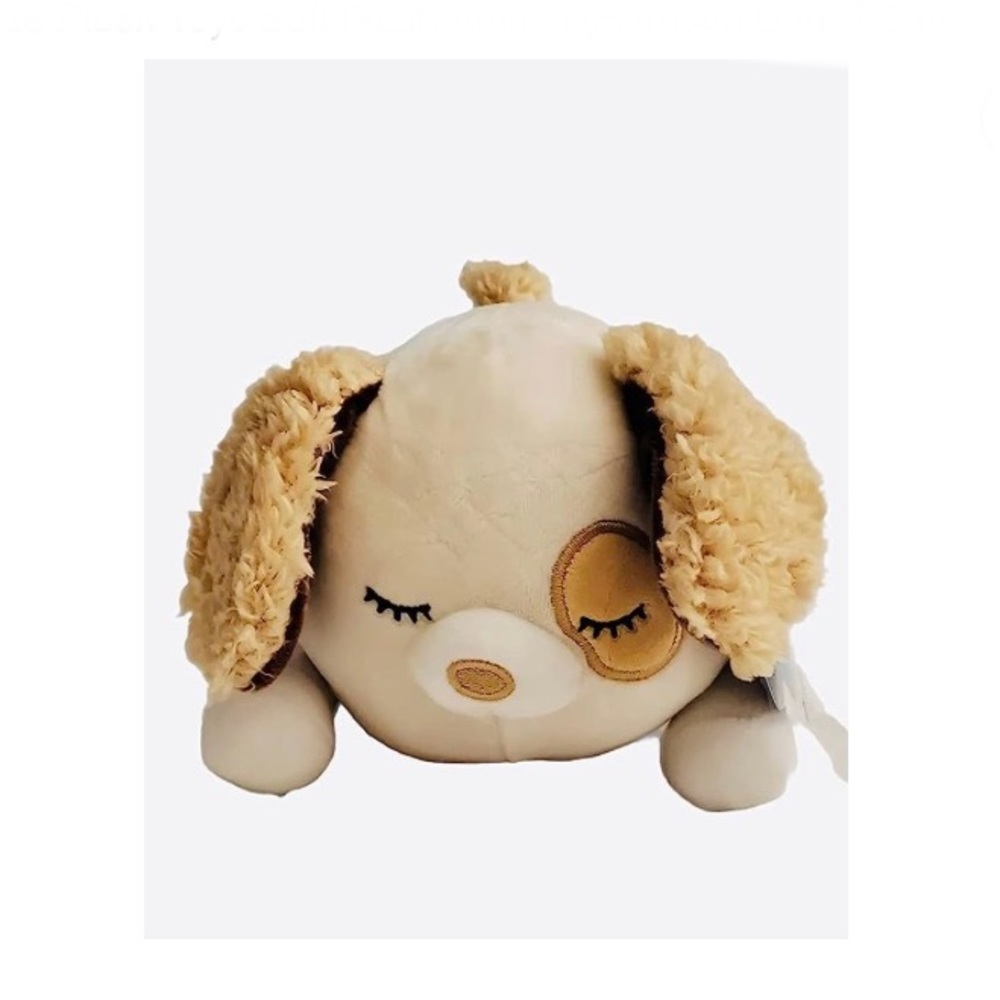Squishmallows Harrison the Dog Hug Mees Laying Down Ultimate Soft Stuffed Pillow - Picture 12 of 12